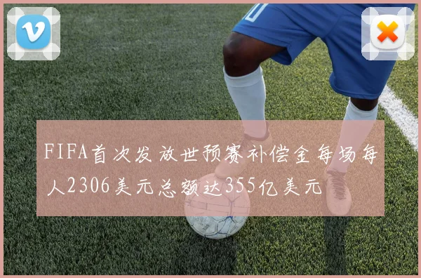 FIFA首次发放世预赛补偿金每场每人2306美元总额达355亿美元